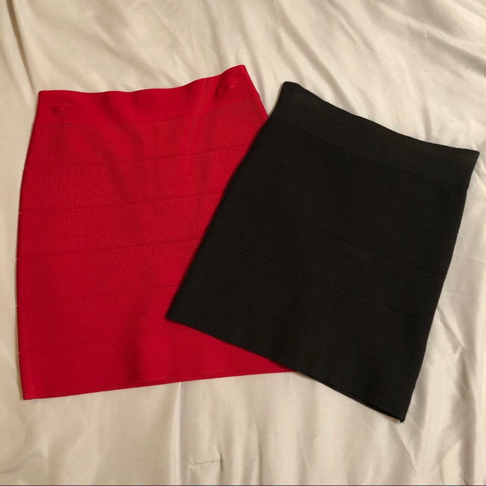 Bundle of 2 Bebe Bandage Skirts!